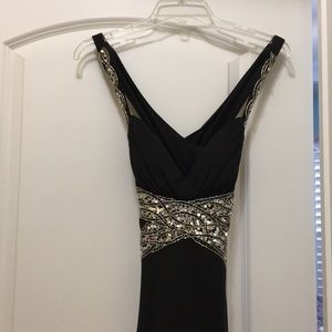 Black evening dress
